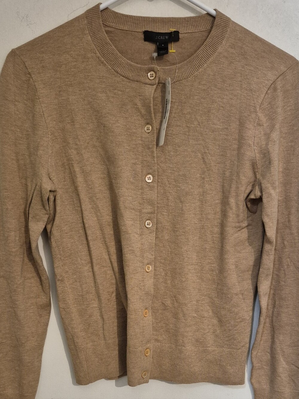 NWT J.Crew Jackie Cardigan Sweater Sz.S Brown